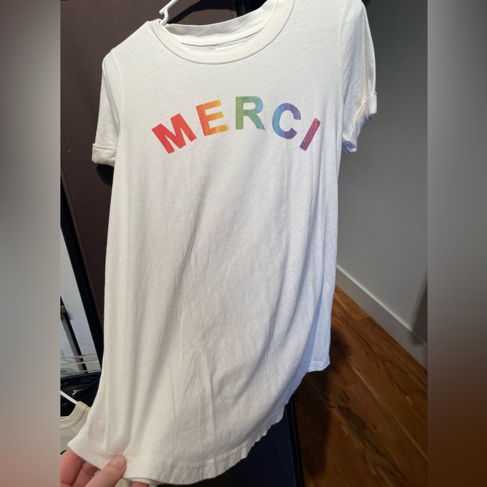 “Merci” Tee by Sol